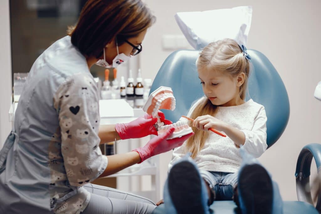 pediatric dental exam in Sacramento
