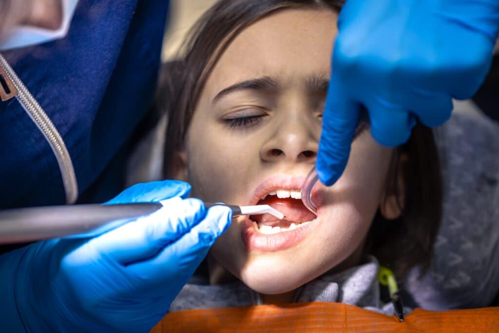 pediatric dental exam in Sacramento